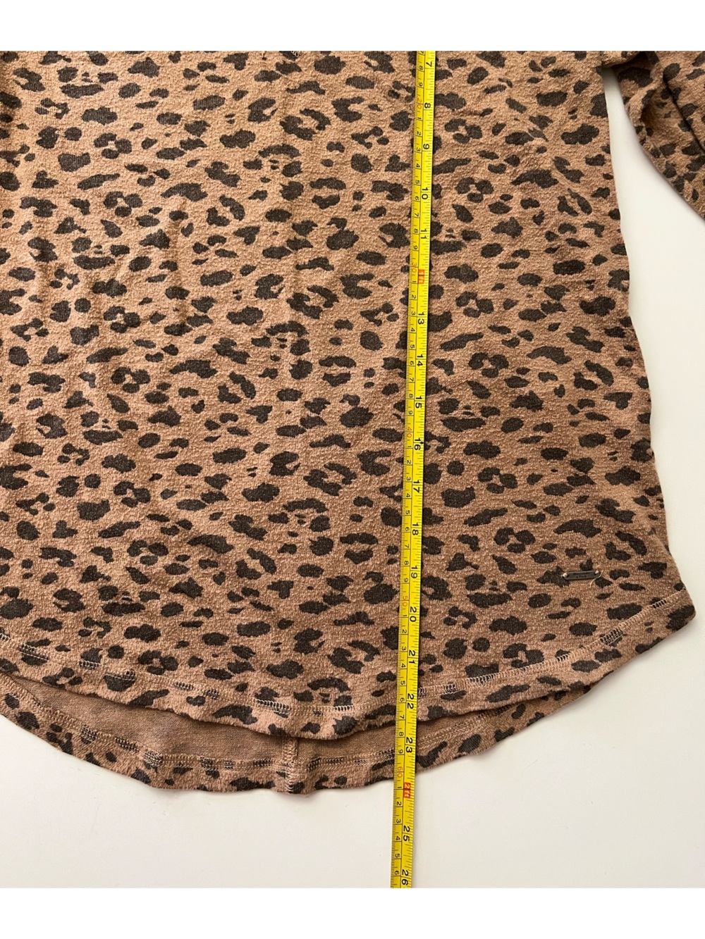 Abercrombie & Fitch | Brown Leopard-Print Long Sleeve Top - Picture 7 of 7